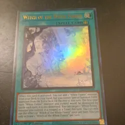 (ALIN) Yugioh Witch of the White Forest ALIN-EN058 Ultra Rare 1st Edition VLP - Image 1