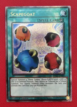 MP24-EN008 Scapegoat Quarter Century Secret Rare YuGiOh - Image 1