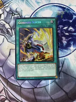(ALIN) Yugioh Gordian Slicer ALIN-EN066 1st Edition Secret Rare VLP - Image 1