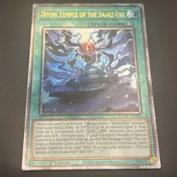 YUGIOH- Divine Temple of the Snake-Eye - AGOV-EN056 - Quarter Century Secret - Image 3