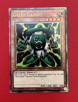 Yugioh MP24-EN014 - Green Gadget - Quarter Century Secret Rare - Image 1