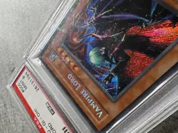 Yugioh Card Vampire Lord Secret Rare PSA 9 Mint, Dark Crisis DCR-000 2003 (1) - Image 5