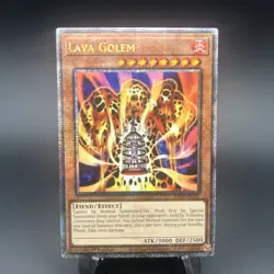 *** LAVA GOLEM *** 1ST EDITION QUARTER CENTURY RARE RA01-EN001 YUGIOH! - Image 1