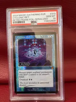 Cyclonic Rift PSA 10 Gem Mint Serial Numbered Serialized 361/500 MTG Magic - Image 1