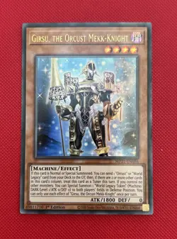 Yugioh Girsu, The Orcust Mekk-Knight MP21-EN056 Ultra Rare 1st Edition - Image 1