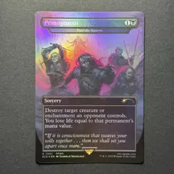 MTG x Final Fantasy Secret Lair Primogenesis Feed the Swarm Foil FFXVI Tracked - Image 1