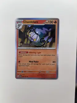 Chandelure 038/167 SV06: Twilight Masquerade (TWM) Holo Card NM/M Pokemon TCG - Image 2