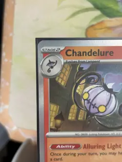 Chandelure 038/167 SV06: Twilight Masquerade (TWM) Holo Card NM/M Pokemon TCG - Image 4