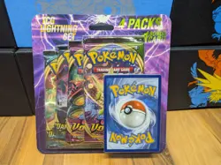 Pokemon TCG Lightning Box 4 Packs & 1 Bonus Card | Sealed! (2x VV, 2x DAB) - Image 1
