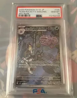 Team Rocket Matado PSA10 Pokemon Card Collectible Mint - Image 1