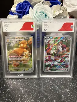 Pokemon Card Parmot Ar Killera PSA10 CGS10 Rare Collectible - Image 1