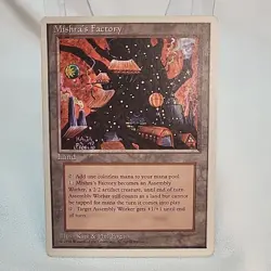 Mishra's Factory MTG 4th Edition White Border LP Lightly Played Fast Shipping - Image 1