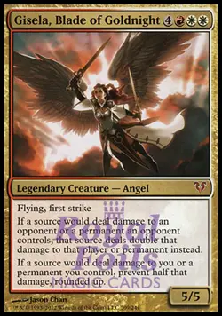 Gisela, Blade of Goldnight **FOIL** MTG Avacyn Restored MINT - Image 1