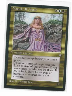Magic the Gathering ~ MTG ~ 1x Merieke Ri Berit ~ ICE AGE ~ M/NM - Image 1