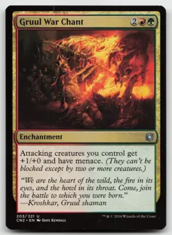 MTG Gruul War Chant U Conspiracy: Take the Crown 203 LP - Image 1