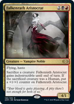 mtg magic Falkenrath Aristocrat ENGLISH Aristocrate Falkenrath double masters - Image 1