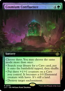 Cosmium Confluence (Extended Art) The Lost Caverns of Ixalan Foil MTG Magic The - Image 1