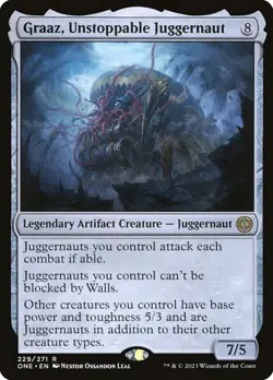 Graaz, Unstoppable Juggernaut Phyrexia: All Will Be One MTG Magic The Gathering - Image 1