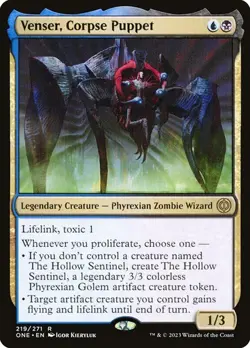 Venser, Corpse Puppet Phyrexia: All Will Be One MTG Magic The Gathering - Image 1