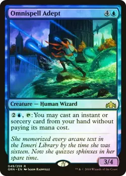 Omnispell Adept Guilds of Ravnica MTG Magic The Gathering - Image 1