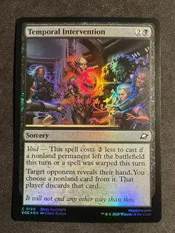 MTG Temporal Intervention, NM-Mint, (EOE #0120) Foil - Image 1