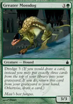 Greater Mossdog -Foil Medium Play MTG Ravnica - Image 1