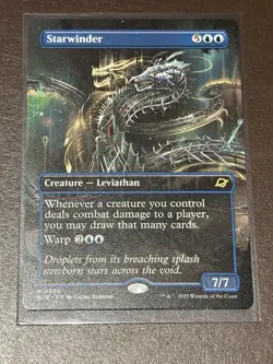 MTG EOE Starwinder #306 Borderless Non-Foil - Image 1