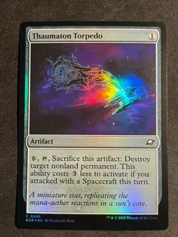 MTG Thaumaton Torpedo, NM-Mint, (EOE #0246) Foil - Image 1
