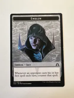 Jace, Unraveler of Secrets - EMBLEM - MTG Shadows over Innistrad - NM - Image 1