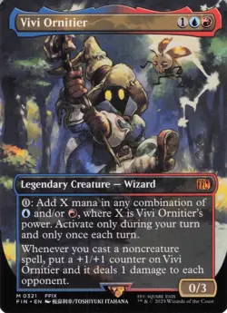 Vivi Ornitier #321 (Extended Art) - Final Fantasy (FIN) MTG - Image 1