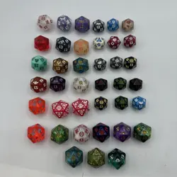 Lot Of 39 MTG Magic The Gathering Spindown Dice D20 - Image 1