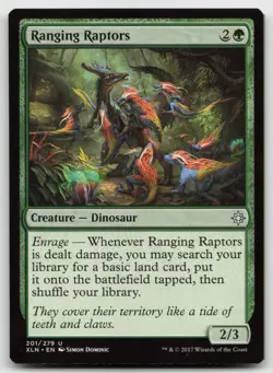 MTG Ranging Raptors U Ixalan 201 LP - Image 1