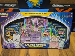 Pokemon Kanto Power Collection Box Mewtwo-EX Slowbro-EX XY Evolutions TCG SEALED - Image 1