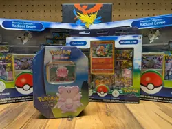 Pokemon Go Sealed Collection - 2x Eevee Boxes, Charmander Pin, Chansey Tin SWIRL - Image 2
