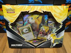 Pokemon TCG Boltund V Box Collection Factory Sealed New Sword & Shield - Image 1