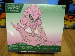 Paradox Rift Elite Trainer Box ETB Pokemon Center Exclusive Iron Valiant Sealed - Image 1