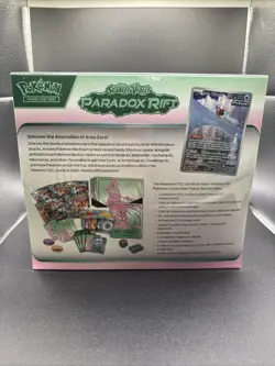 Paradox Rift Elite Trainer Box ETB Pokemon Center Exclusive Iron Valiant Sealed - Image 2