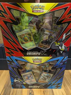 Pokemon TCG Sword And Shield Single Strike & Rapid Strike Urshifu V Box Set - Image 1