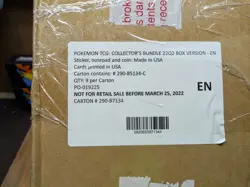 Pokemon TCG 2022 Spring Collector's Bundle Sealed Case (9 Boxes) 820650851346 - Image 1