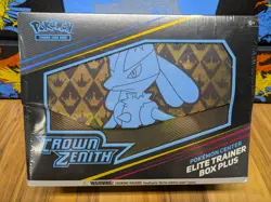 Pokemon Center Exclusive Crown Zenith ETB Elite Trainer Box Plus Factory Sealed - Image 1
