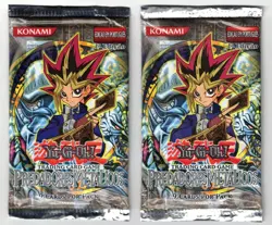 YUGIOH METAL RAIDERS IST EDITION 2X FACTORY SEALED PACKS PORTUGUESE - Image 1