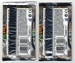 YUGIOH METAL RAIDERS IST EDITION 2X FACTORY SEALED PACKS PORTUGUESE - Image 2