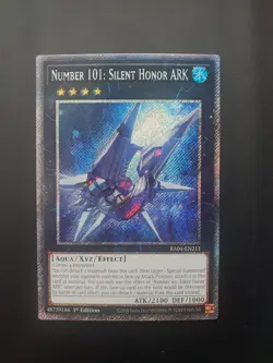 ⭐Yugioh | Number 101: Silent honor ARK | NM | EN | Platinum S. R. | 1st | RA04⭐ - Image 1