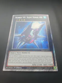 ⭐Yugioh | Number 101: Silent honor ARK | NM | EN | Platinum S. R. | 1st | RA04⭐ - Image 2