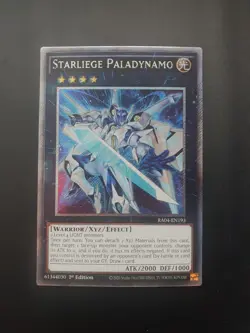⭐Yugioh | Starliege Paladynamo | NM | EN | Platinum Secret Rare | 1st | RA04⭐ - Image 1