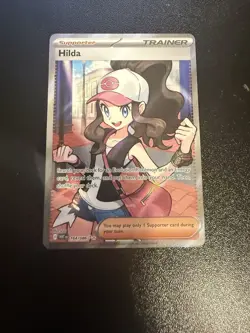 Hilda 164/086 Full Art Ultra Rare White Flare Pokemon TCG NM - Image 1