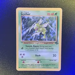 🔥 Scyther 26/64 🔥 Original Non Holo Rare Jungle Set Pokemon Card WOTC 1999 - Image 2