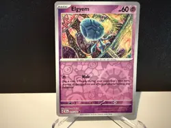 2024 Pokemon TCG Elgyem 073 Temporal Forces Reverse Holo Card NM+ - Image 1