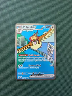 Pokemon Card Pidgeot ex 225/197 Obsidian Flames Special Illustration Rare NM - Image 1