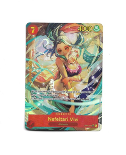One Piece Card Game Nefeltari Vivi OP04-118 SR Alternate Art Parallel Card NM - Image 1